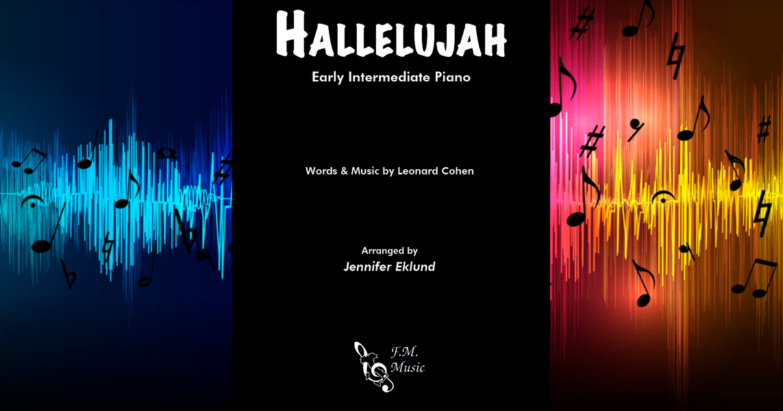 Hallelujah (Early Intermediate Piano) By Leonard Cohen - F.M. Sheet